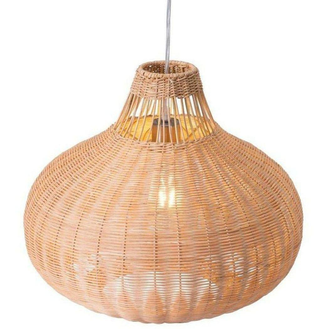 Vincent Ceiling Lamp Natural - Sideboards and Things Brand_Zuo Modern, Color_Natural, Depth_10-20, Features_Adjustable Height, Finish_Hand Painted, Finish_Polished, Height_10-20, Materials_Metal, Materials_Rattan, Materials_Wood, Metal Type_Steel, Product Type_Pendant, Width_10-20, Wood Species_Rattan