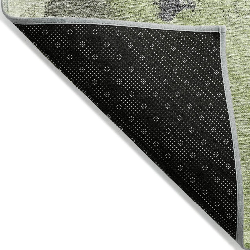 LOOMLAN Rugs Vionna Fern Washable Indoor-Outdoor Rug