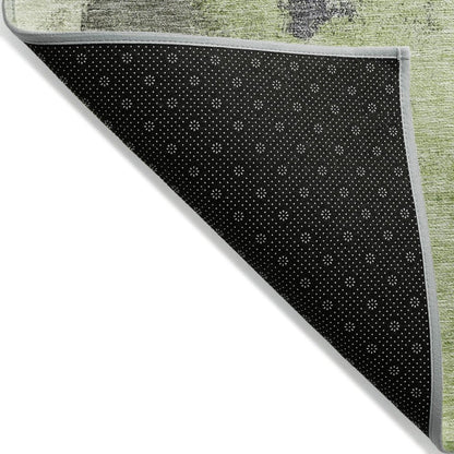 LOOMLAN Rugs Vionna Fern Washable Indoor-Outdoor Rug