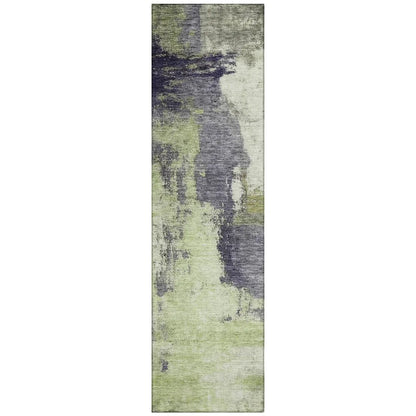 LOOMLAN Rugs Vionna Fern Washable Indoor-Outdoor Rug