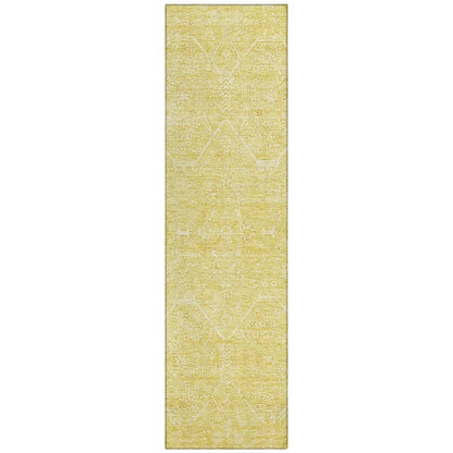 LOOMLAN Rugs Virellia Gold Washable Indoor-Outdoor Rug