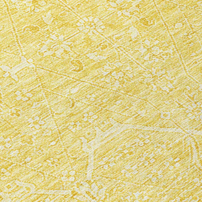 LOOMLAN Rugs Virellia Gold Washable Indoor-Outdoor Rug