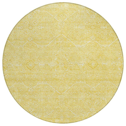 LOOMLAN Rugs Virellia Gold Washable Indoor-Outdoor Rug