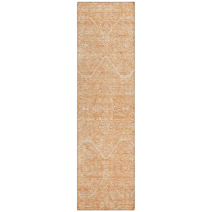 LOOMLAN Rugs Virellia Orange Washable Indoor-Outdoor Rug
