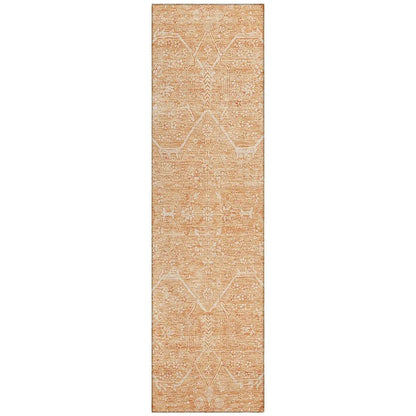 LOOMLAN Rugs Virellia Orange Washable Indoor-Outdoor Rug