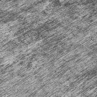 LOOMLAN Rugs Virellis Gray Washable Indoor-Outdoor Rug