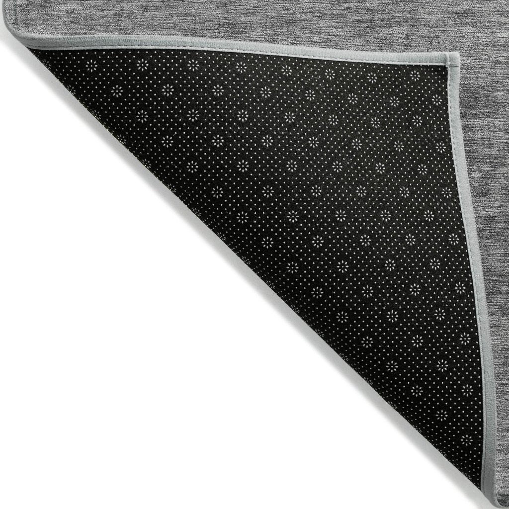 LOOMLAN Rugs Virellis Gray Washable Indoor-Outdoor Rug