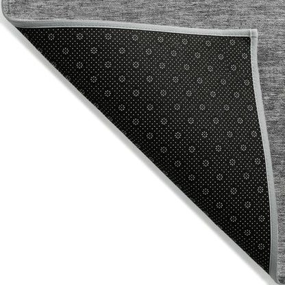 LOOMLAN Rugs Virellis Gray Washable Indoor-Outdoor Rug