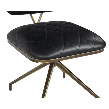 SUNPAN Virtu Leather Swivel Dining Chair 2PC
