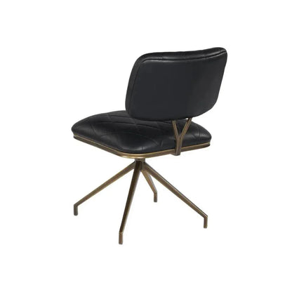 SUNPAN Virtu Leather Swivel Dining Chair 2PC