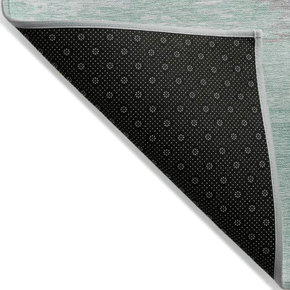 LOOMLAN Rugs Vivara Blue Washable Indoor-Outdoor Rug