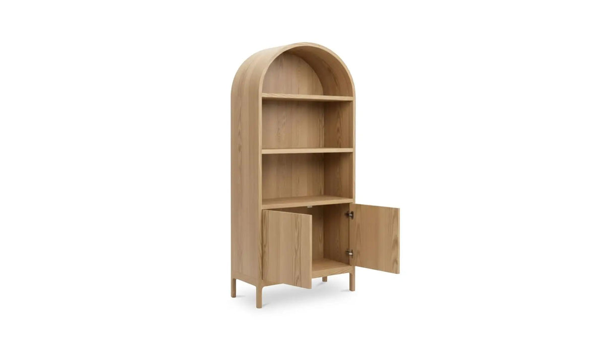 Wilde Wood Black Display Cabinet