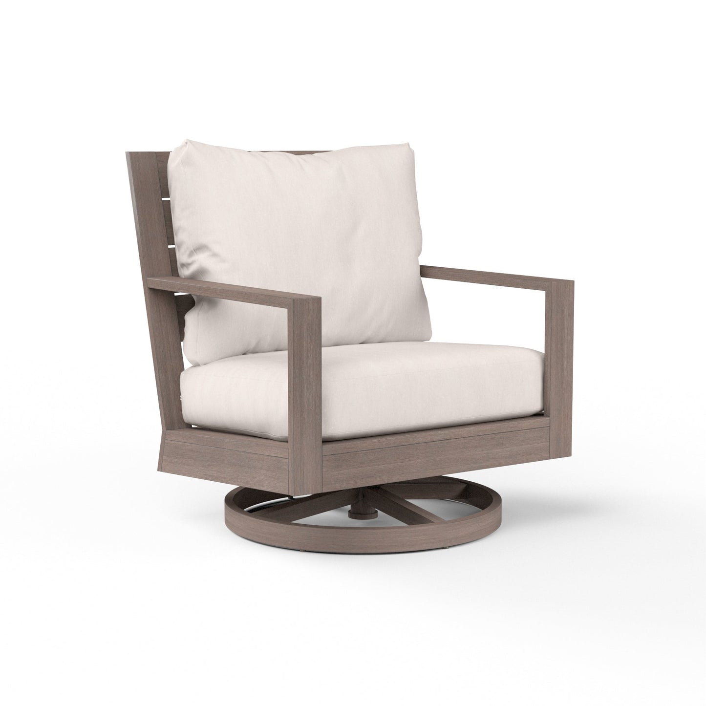 Laguna Sunbrella Upholstered Swivel Outdoor Club Rocker