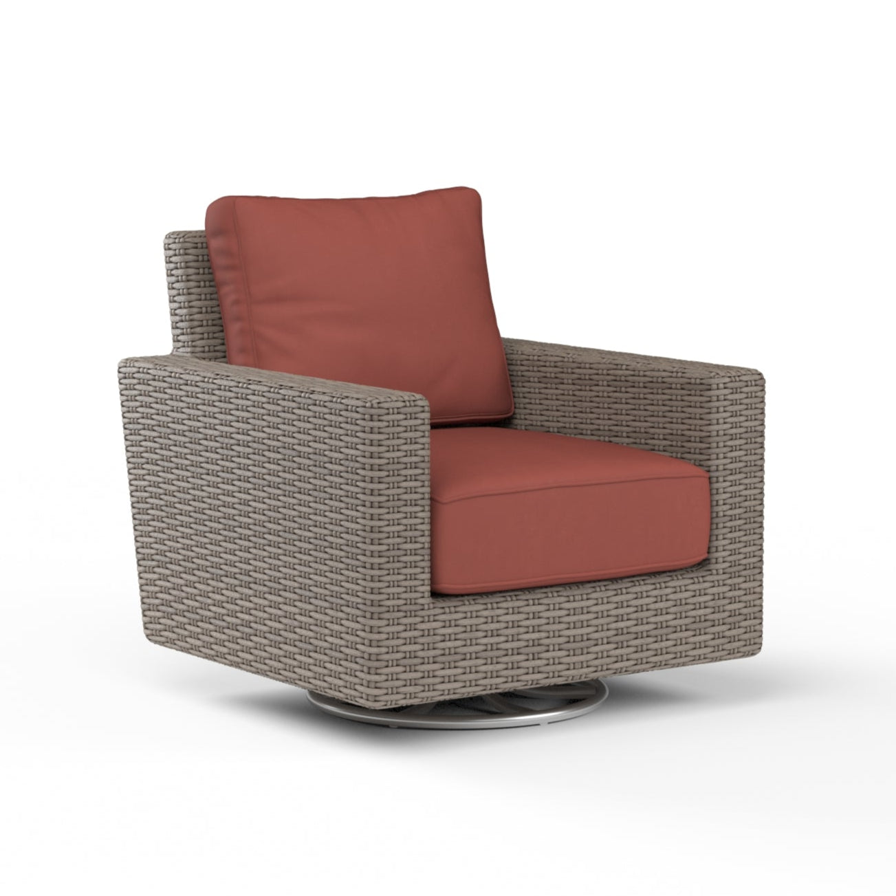 Coronado Sunbrella Upholstered Swivel Outdoor Rocker