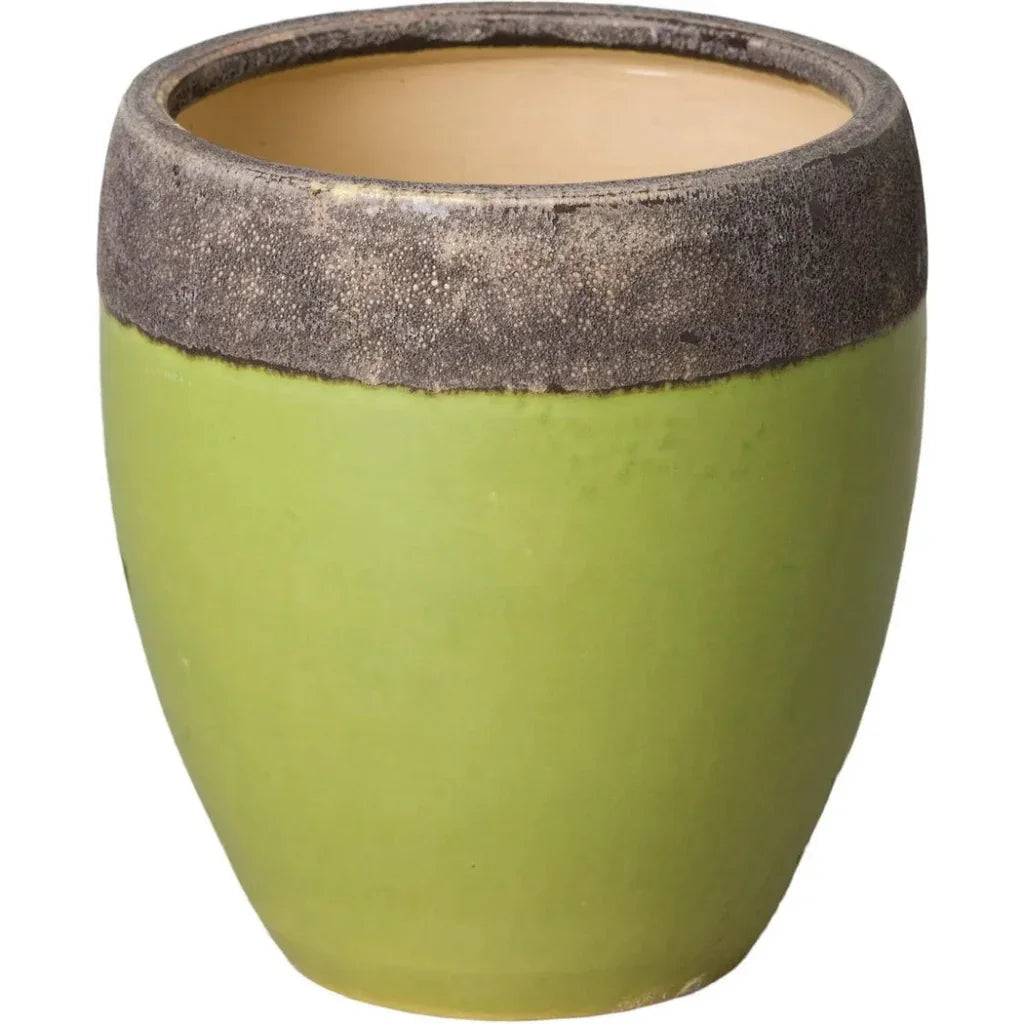 Weather Resistant Ceramic Round Planter