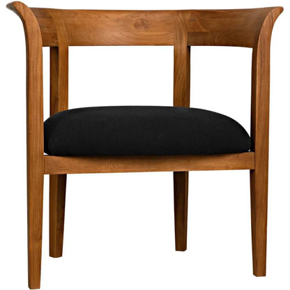 Noir Webster Club Chair, Teak