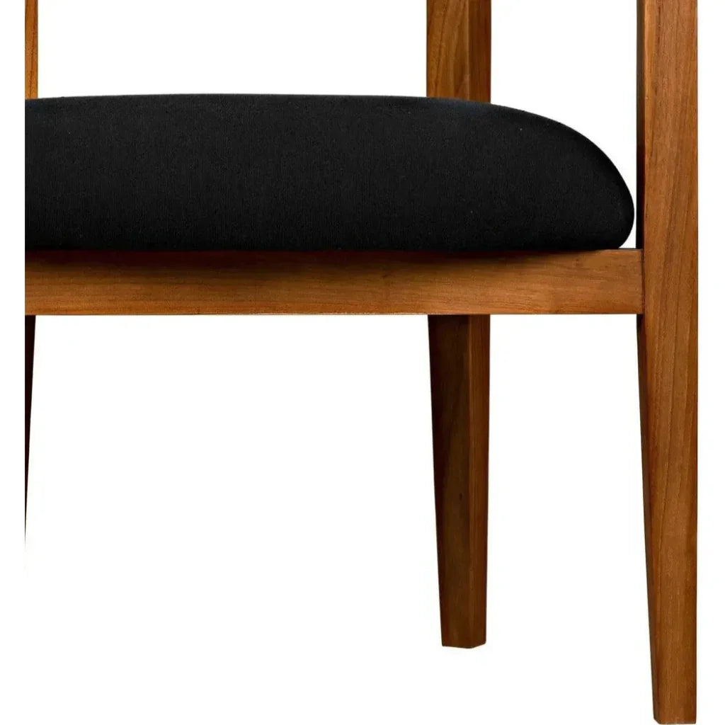 Noir Webster Club Chair, Teak