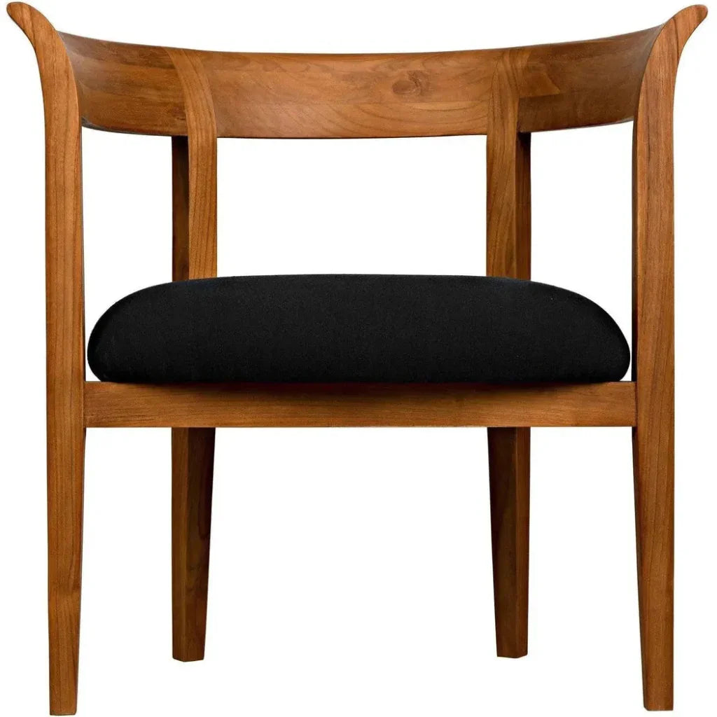 Noir Webster Club Chair, Teak