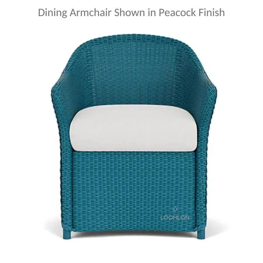 Weekend Retreat Dining Chair All Weather Wicker - LOOMLAN - Lloyd Flanders - Outdoor Dining Chairs