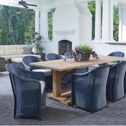 Weekend Retreat Dining Chair All Weather Wicker - LOOMLAN - Lloyd Flanders - Outdoor Dining Chairs