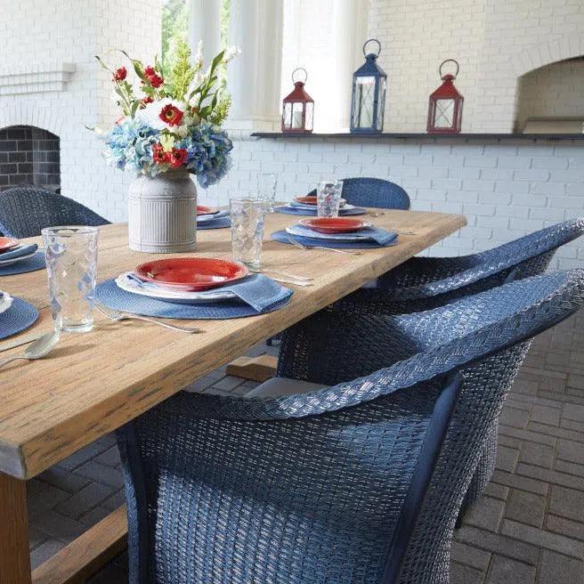 Weekend Retreat Dining Chair All Weather Wicker - LOOMLAN - Lloyd Flanders - Outdoor Dining Chairs