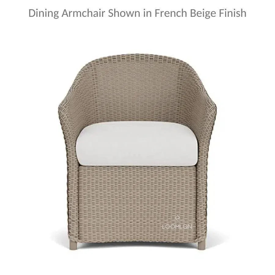 Weekend Retreat Dining Chair All Weather Wicker - LOOMLAN - Lloyd Flanders - Outdoor Dining Chairs