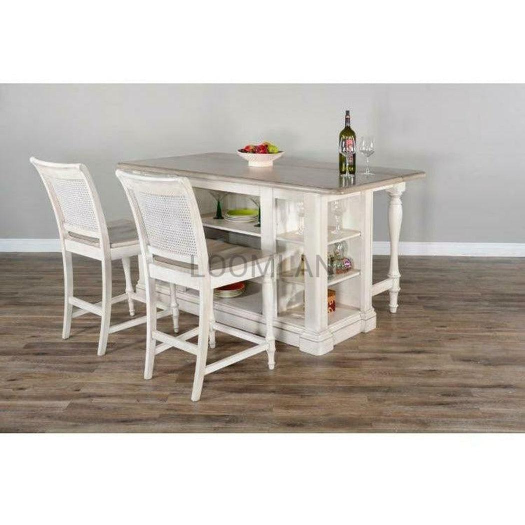 White Farmhouse 24 Inch Cane Back Barstool - Sideboards and Things Accents_Two Tone, Back Type_Floating Back, Back Type_With Back, Brand_Sunny Designs, Color_Natural, Color_Taupe, Legs Material_Wood, Number of Pieces_2PC Set, Product Type_Counter Height, Wood Species_Mahogany