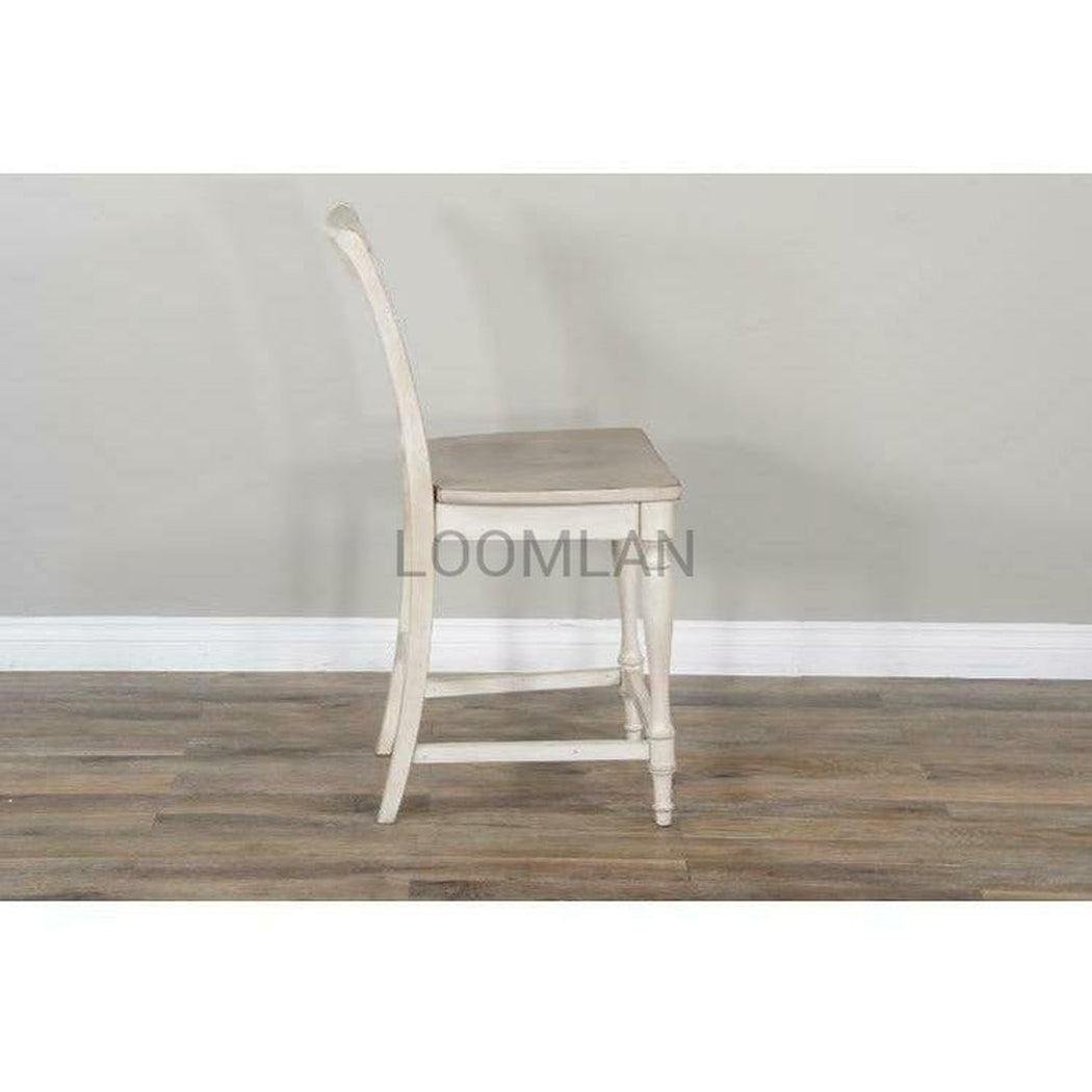 White Farmhouse 24 Inch Cane Back Barstool - Sideboards and Things Accents_Two Tone, Back Type_Floating Back, Back Type_With Back, Brand_Sunny Designs, Color_Natural, Color_Taupe, Legs Material_Wood, Number of Pieces_2PC Set, Product Type_Counter Height, Wood Species_Mahogany