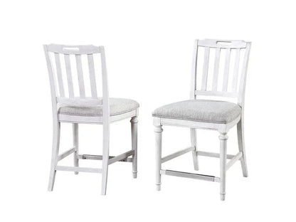 White Slat Back Side Chair (set of 2) - LOOMLAN - Panama Jack - Dining Chairs