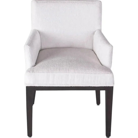 Peninsula Home Jenn White Arms Dining Chair