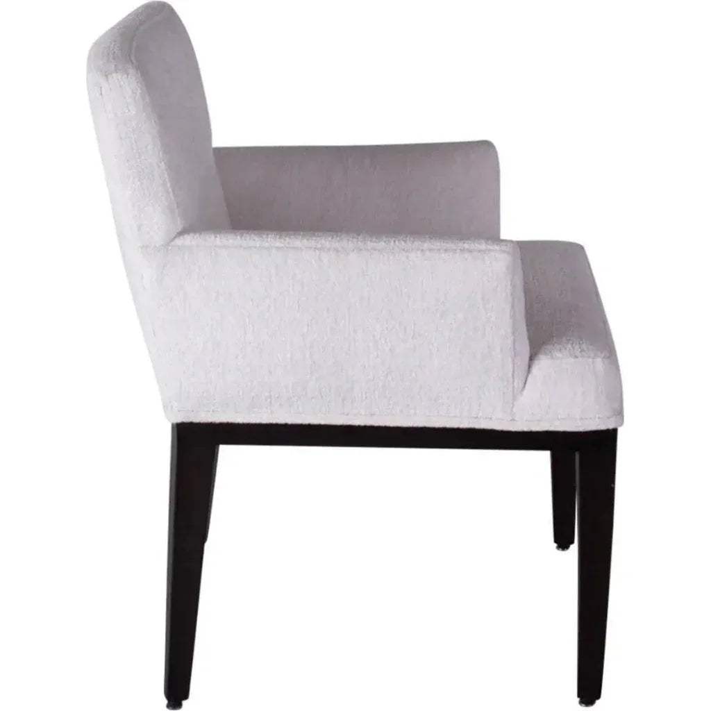 Peninsula Home Jenn White Arms Dining Chair