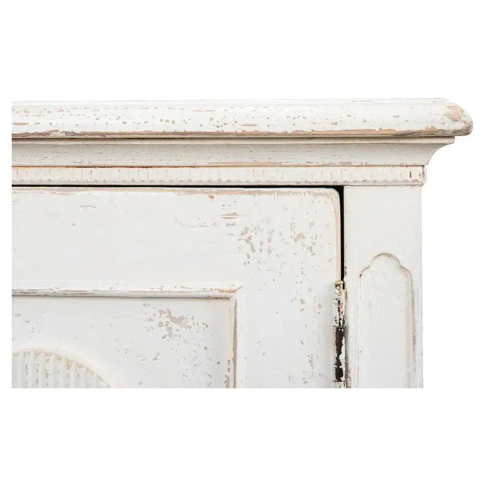 Whitewash Ribbon Sideboard For Living Room - LOOMLAN - Sarreid - Sideboards