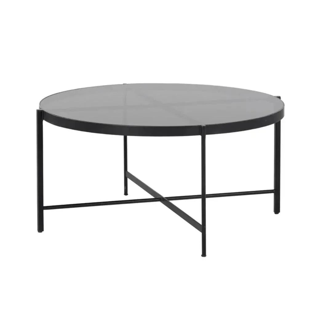 SUNPAN Willem Steel Based Round Coffee Table