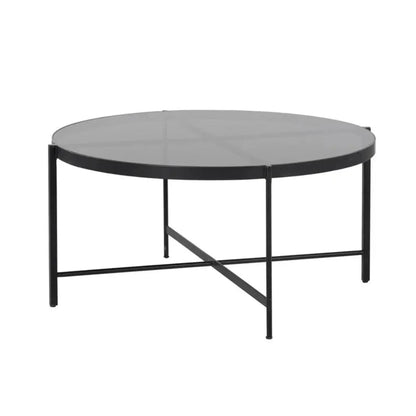 SUNPAN Willem Steel Based Round Coffee Table