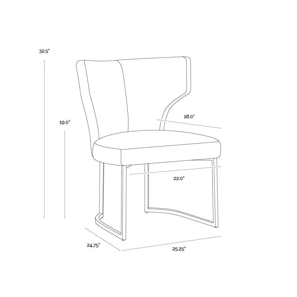 SUNPAN Willowdale Dining Chair Copenhagen Olive