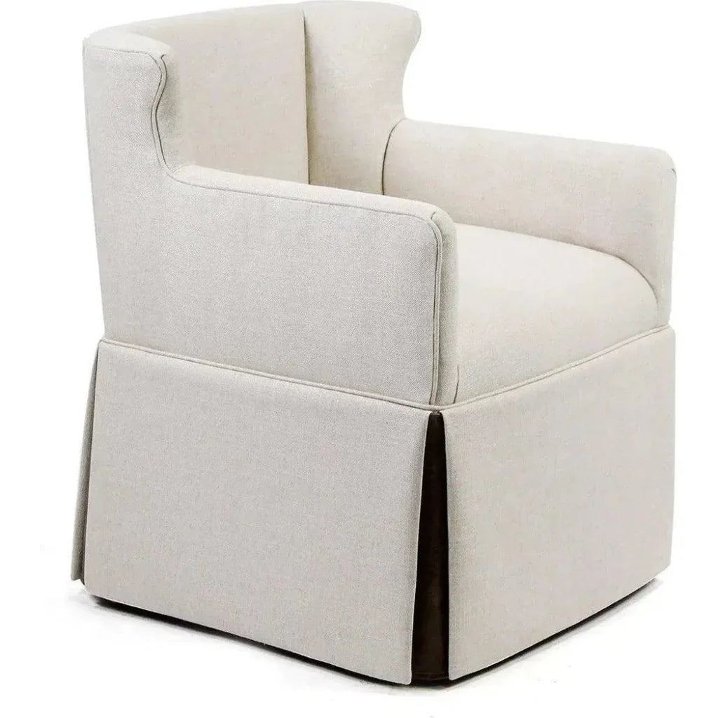 Peninsula Home Wingback Arms Madsen Skirt Dining Chair