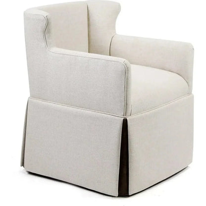 Peninsula Home Wingback Arms Madsen Skirt Dining Chair