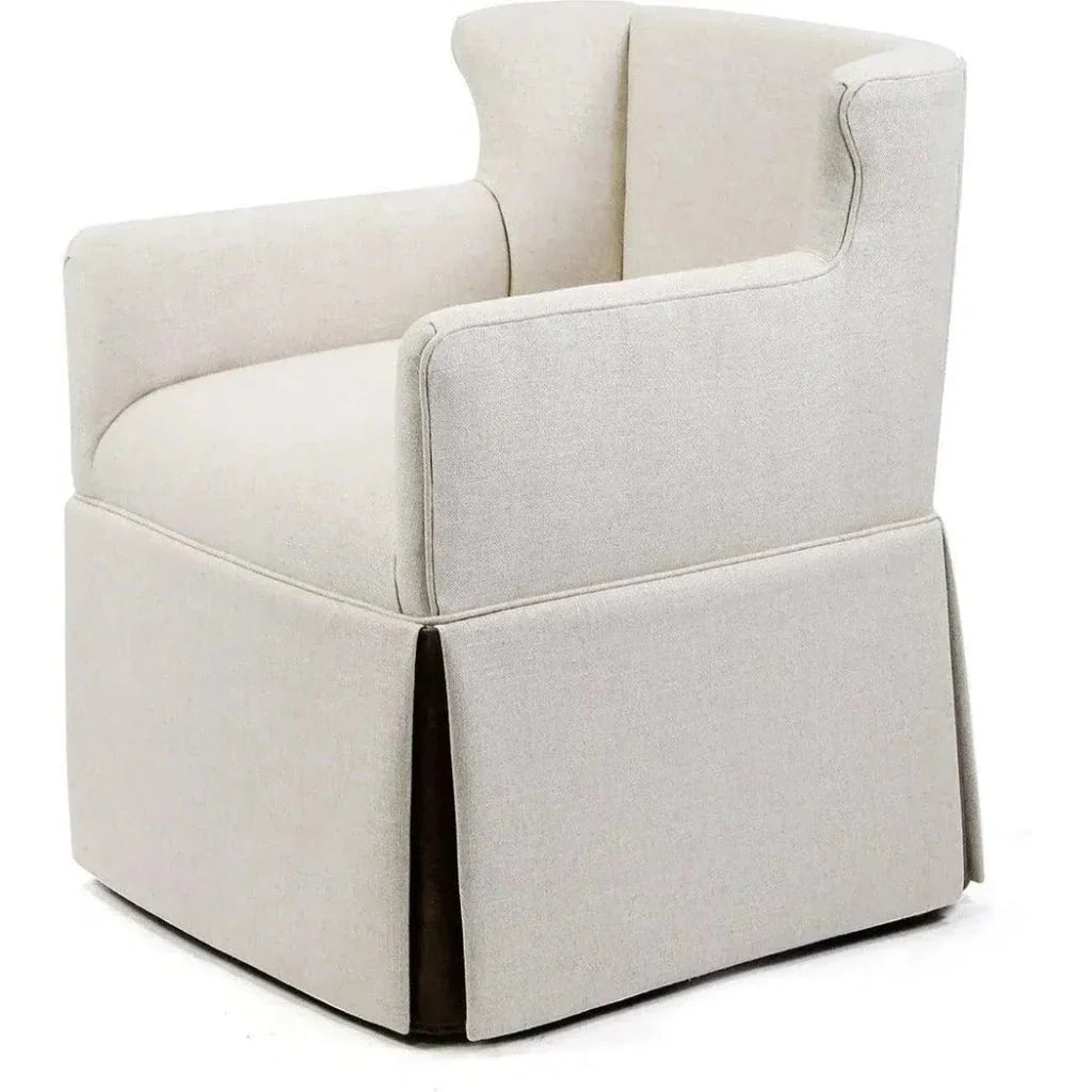 Peninsula Home Wingback Arms Madsen Skirt Dining Chair