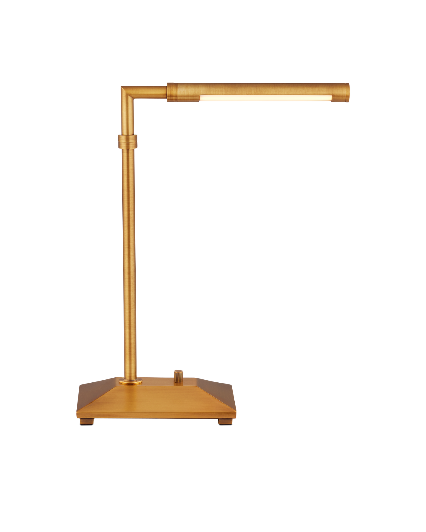 Autrand Metal amd Acrylic Gold Desk Lamp