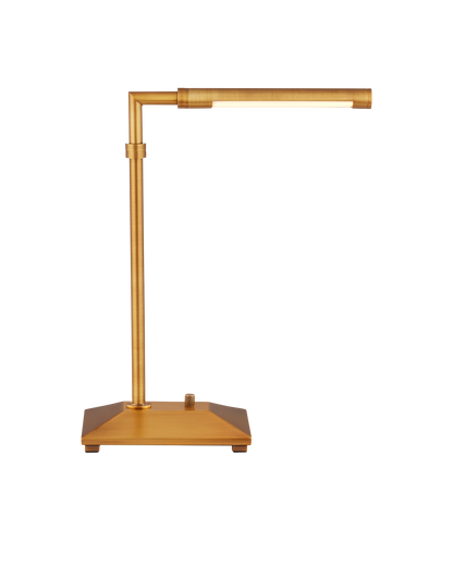 Autrand Metal amd Acrylic Gold Desk Lamp