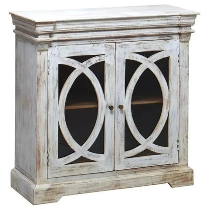 Eldarion Solid Wood Accent Cabinet