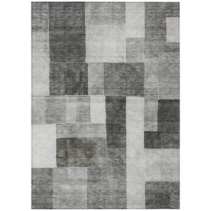 LOOMLAN Rugs Wovari Gray Washable Indoor-Outdoor Rug