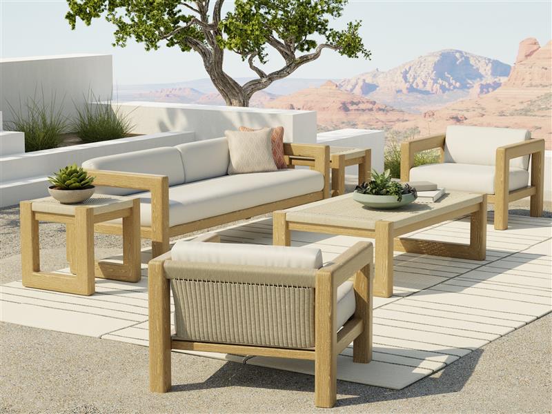 Sedona Teak Wood Crafted Outdoor Coffee Table