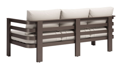 Bal Harbor Aluminum White Sofa