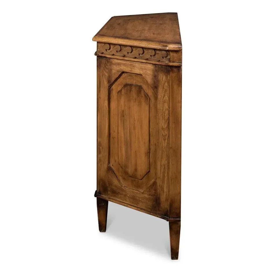 Wrenn Credenza Brown Cabinet for Living Room - LOOMLAN - Sarreid - Sideboards