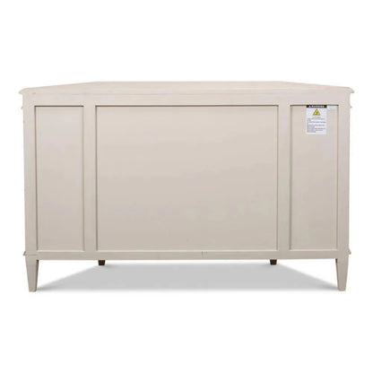 Wrenn Credenza Stone Grey Cabinet for Living Room - LOOMLAN - Sarreid - Sideboards
