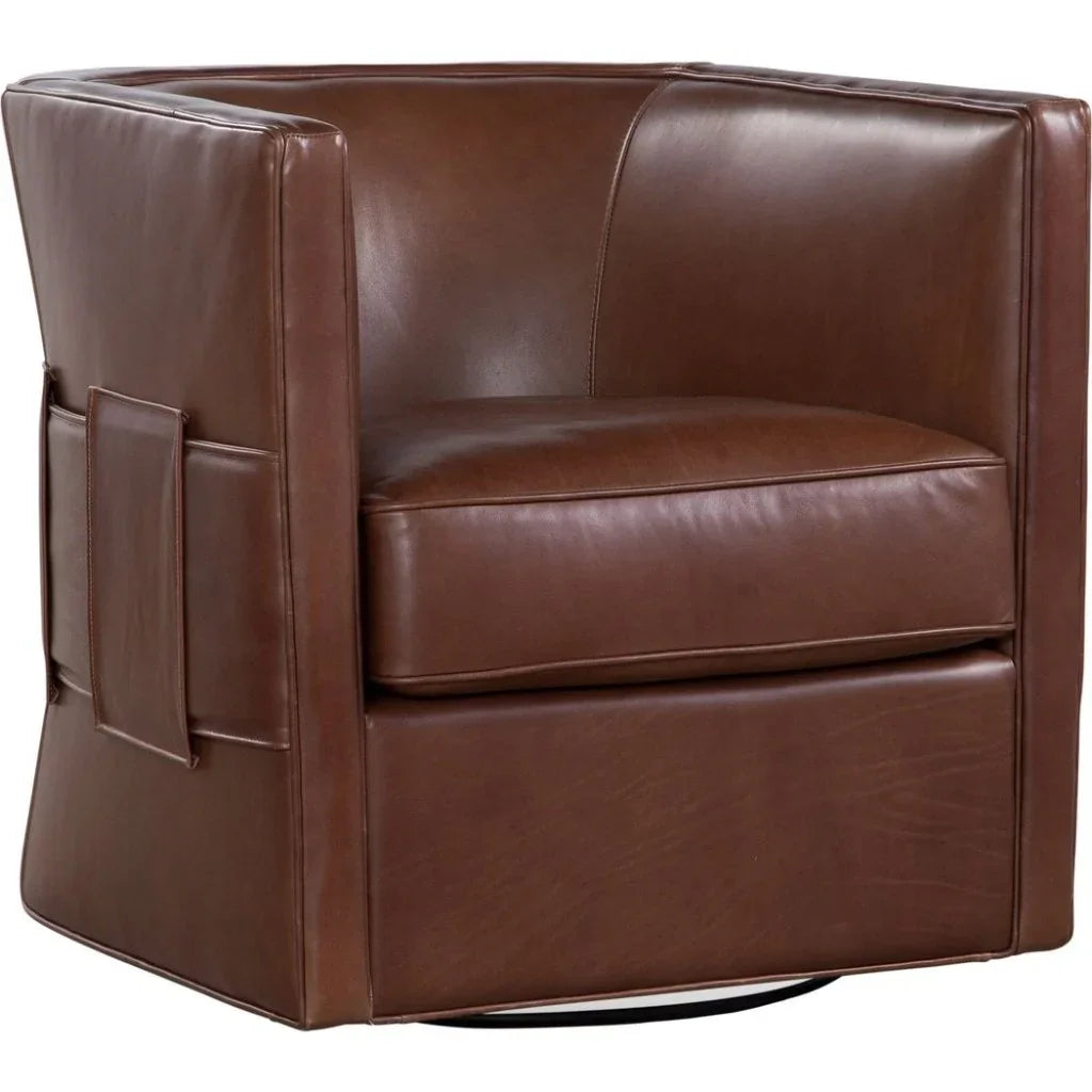 Wynn Leather Comfort Swivel Chair