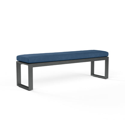 Redondo Sunbrella Upholstered Outdoor Dining Bench