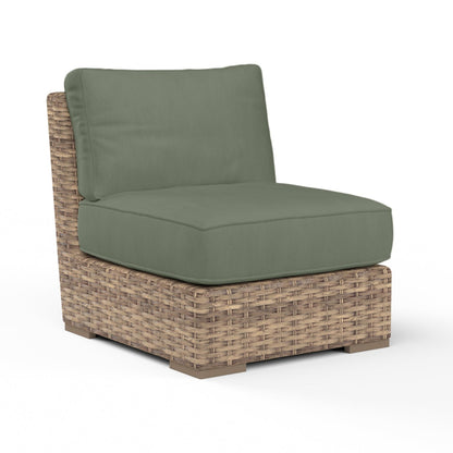 Havana Sunbrella Upholstered Armless Outdoor Club Chair