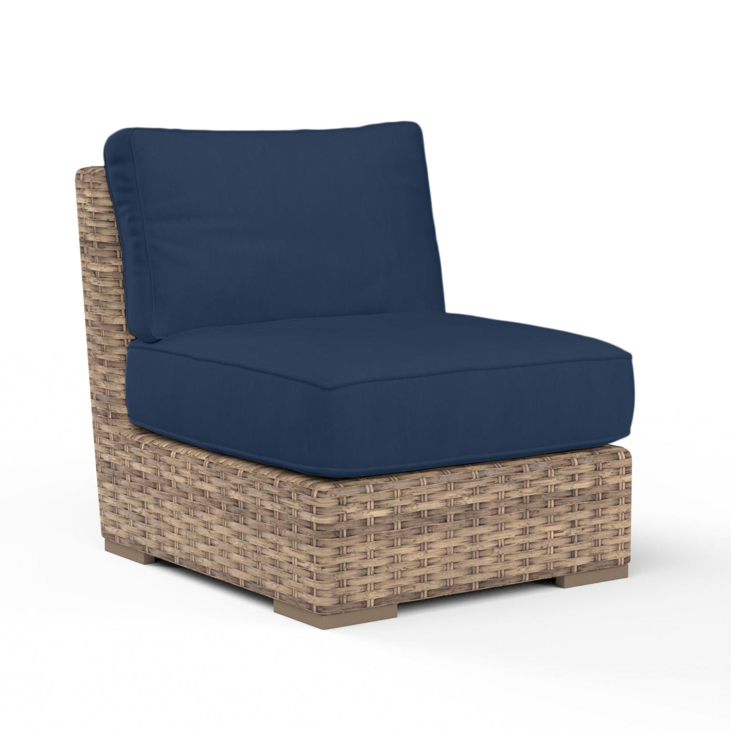 Havana Sunbrella Upholstered Armless Outdoor Club Chair